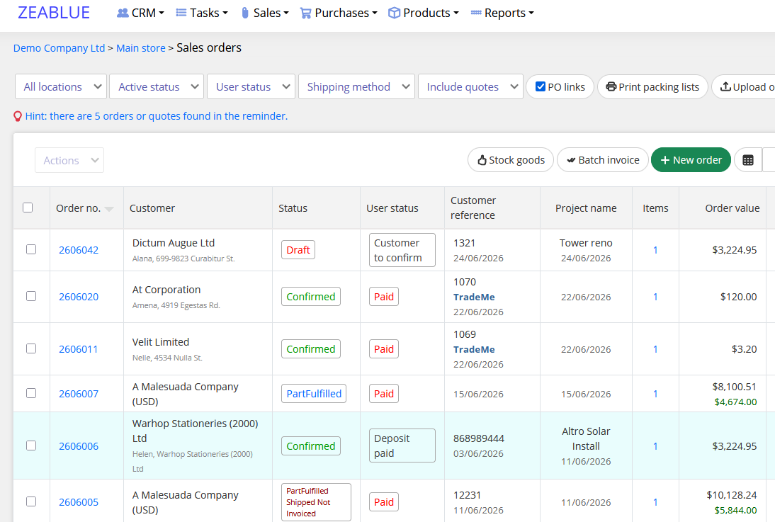 Screenshot 5 for app Qblue Inventory Management