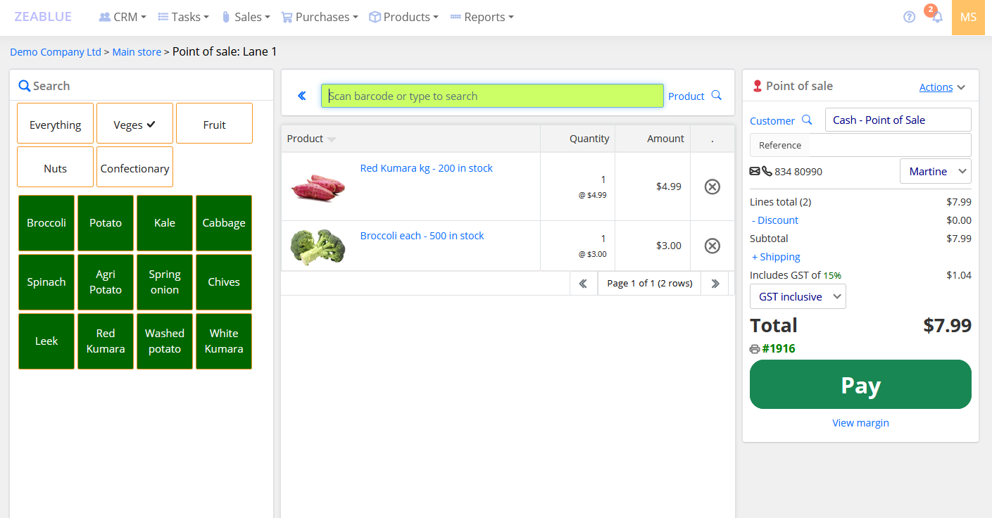 Screenshot 4 for app Qblue Inventory Management