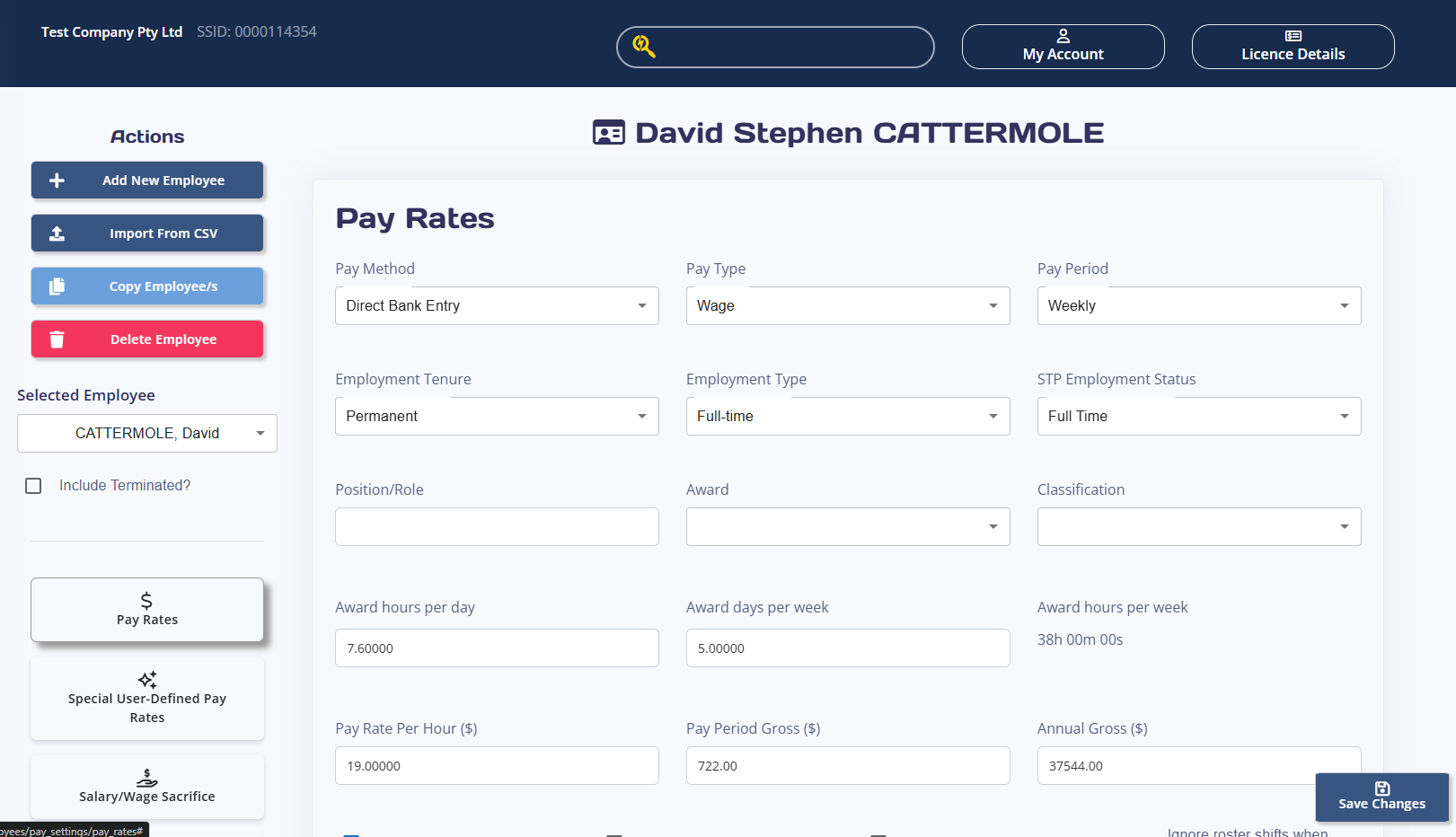 Screenshot 2 for app Lightning Payroll
