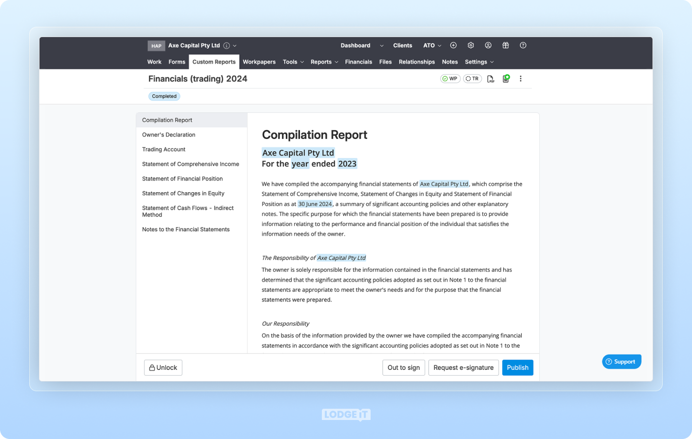 Screenshot 3 for app LodgeiT