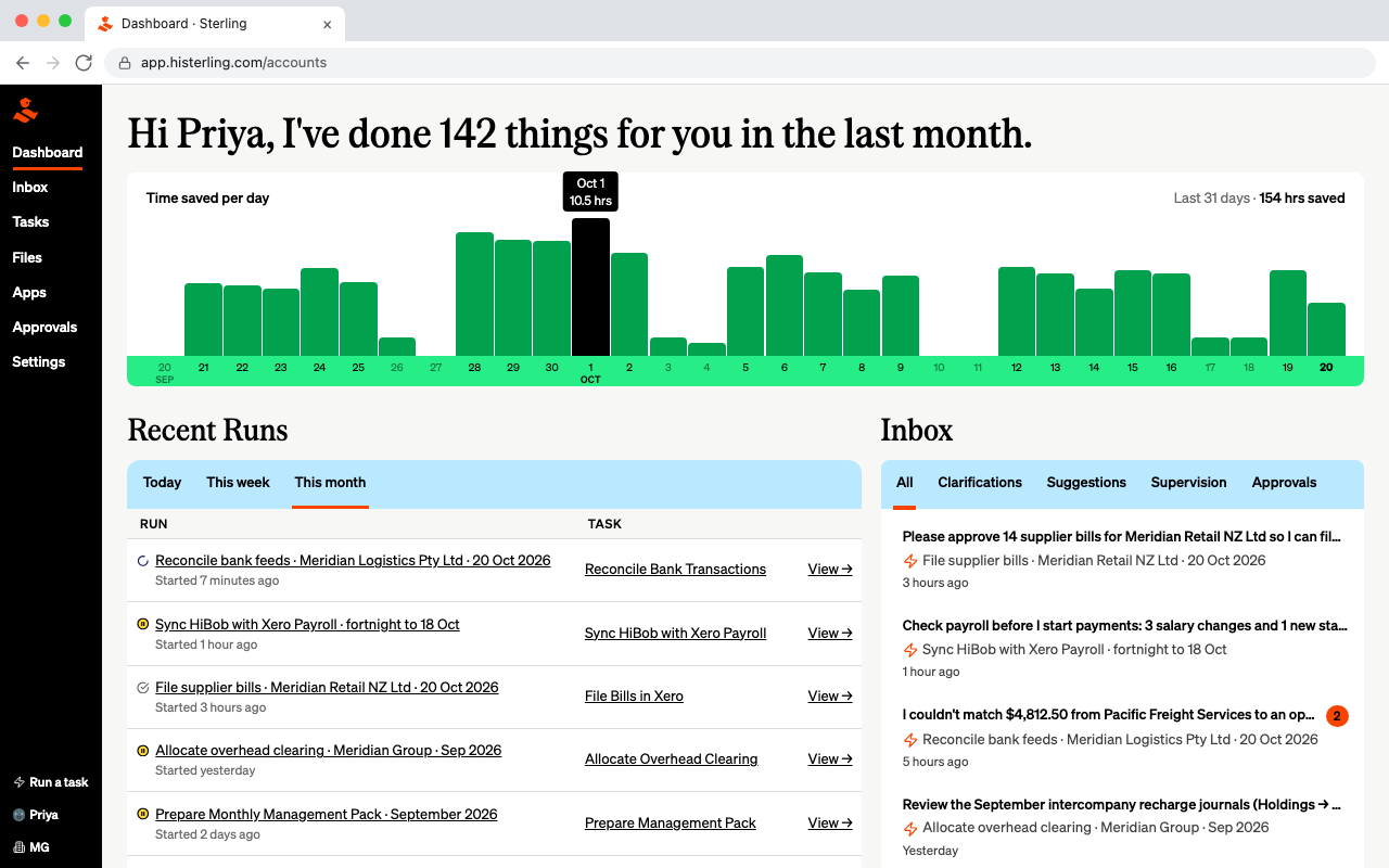 Screenshot 1 for app Sterling