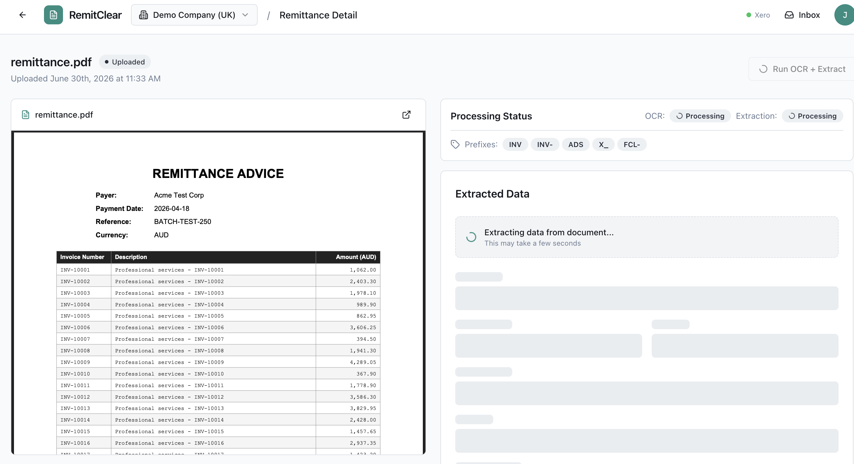 Screenshot 1 for app RemitClear