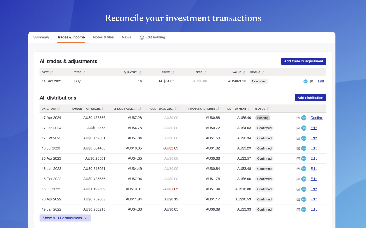 Screenshot 3 for app Sharesight