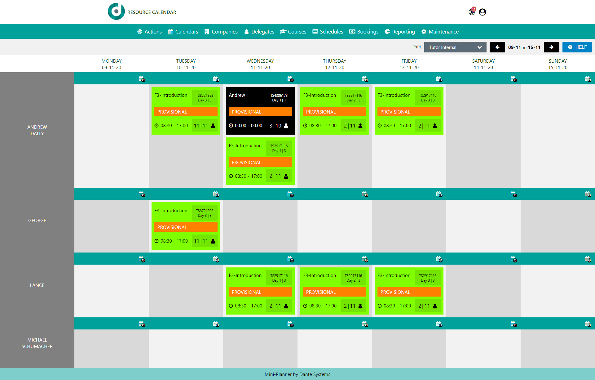 Screenshot 2 for app Dante - Training Management Software