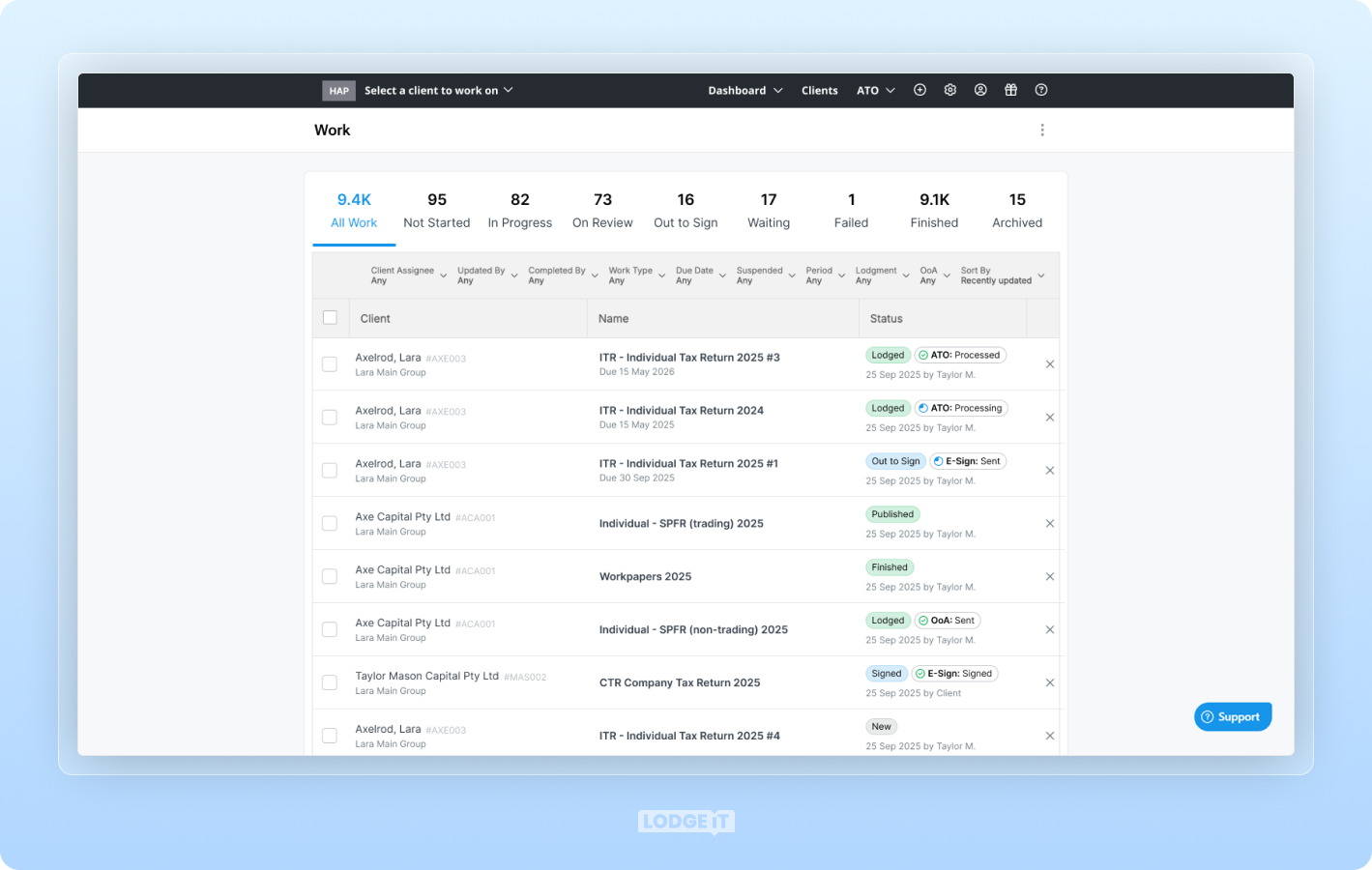 Screenshot 1 for app LodgeiT