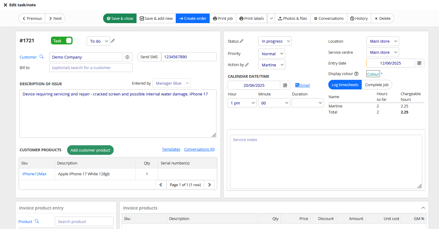 Screenshot 6 for app Qblue Inventory Management