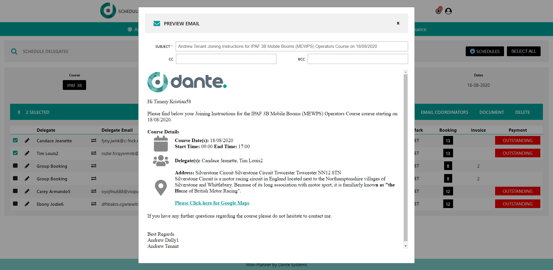 Screenshot 6 for app Dante - Training Management Software