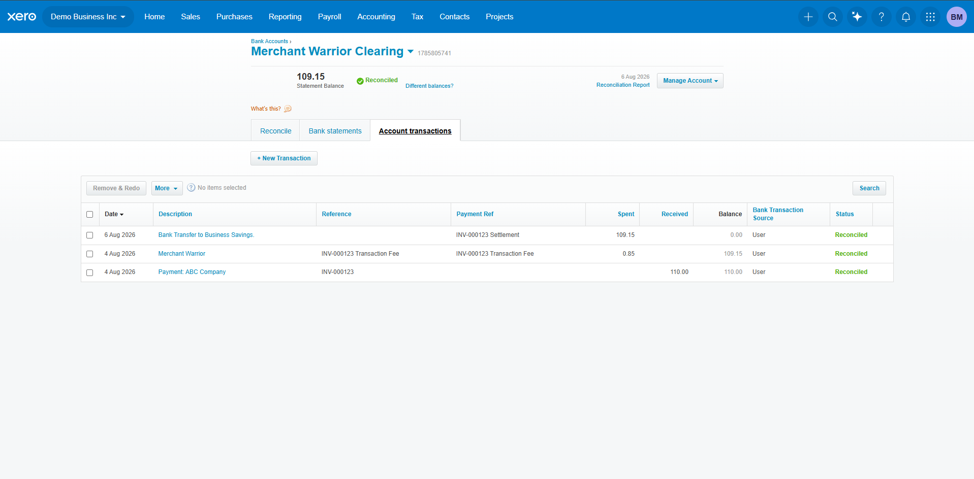 Screenshot 1 for app Merchant Warrior