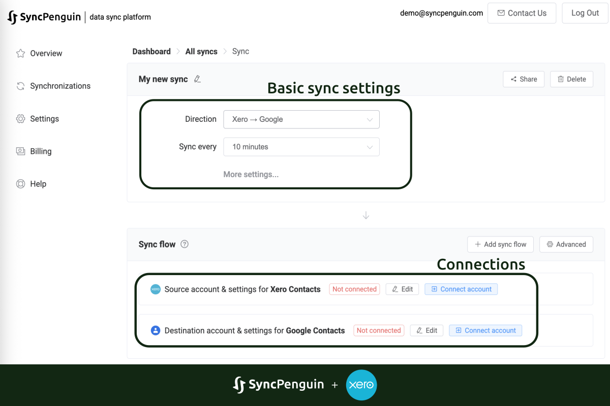 Screenshot 3 for app SyncPenguin