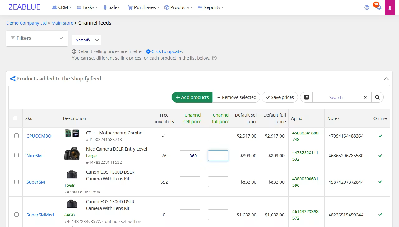 Screenshot 2 for app Qblue Inventory Management