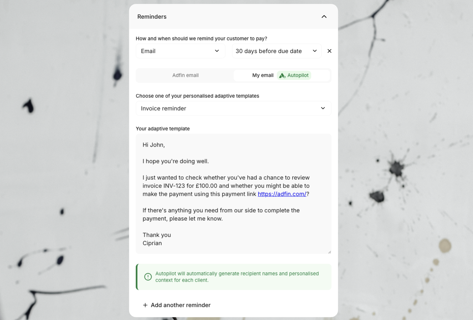 Screenshot 2 for app Adfin