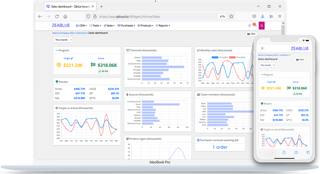 Screenshot 3 for app Qblue Inventory Management