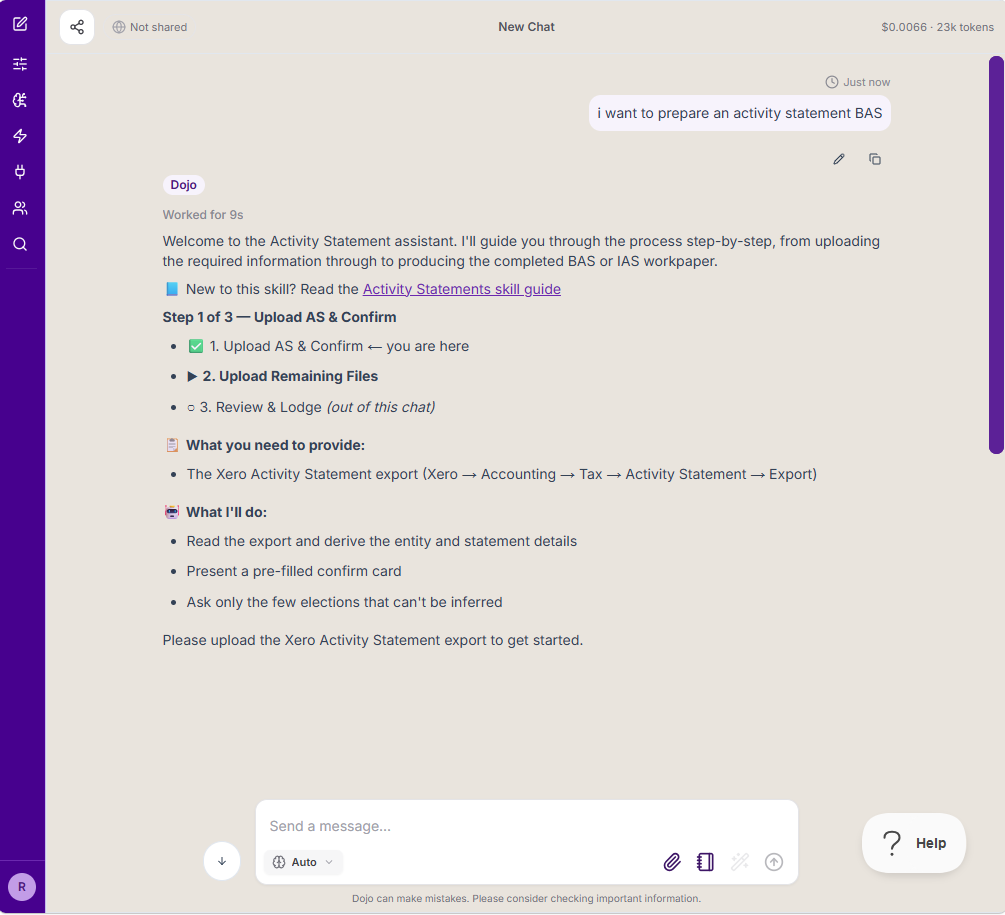 Screenshot 1 for app Dojo