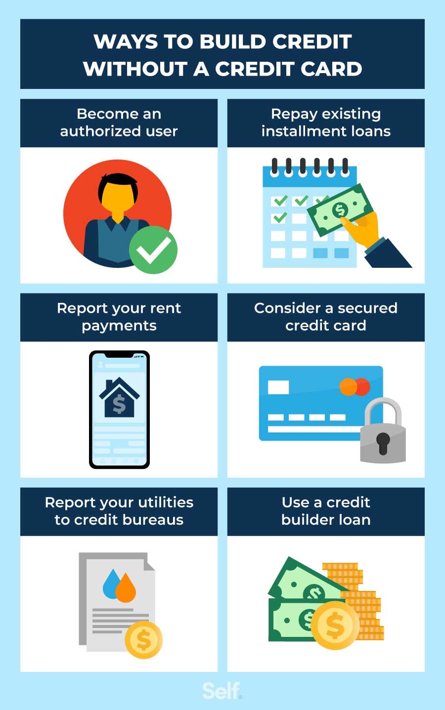 ways to build credit without a credit card