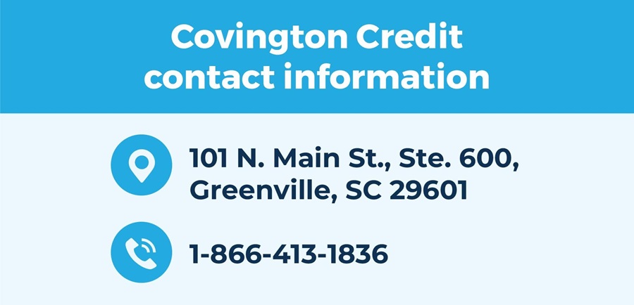 What is covington credit on my credit report