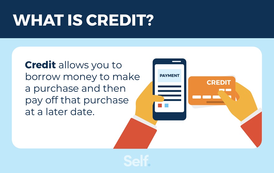 What is credit - difference between credit and debit