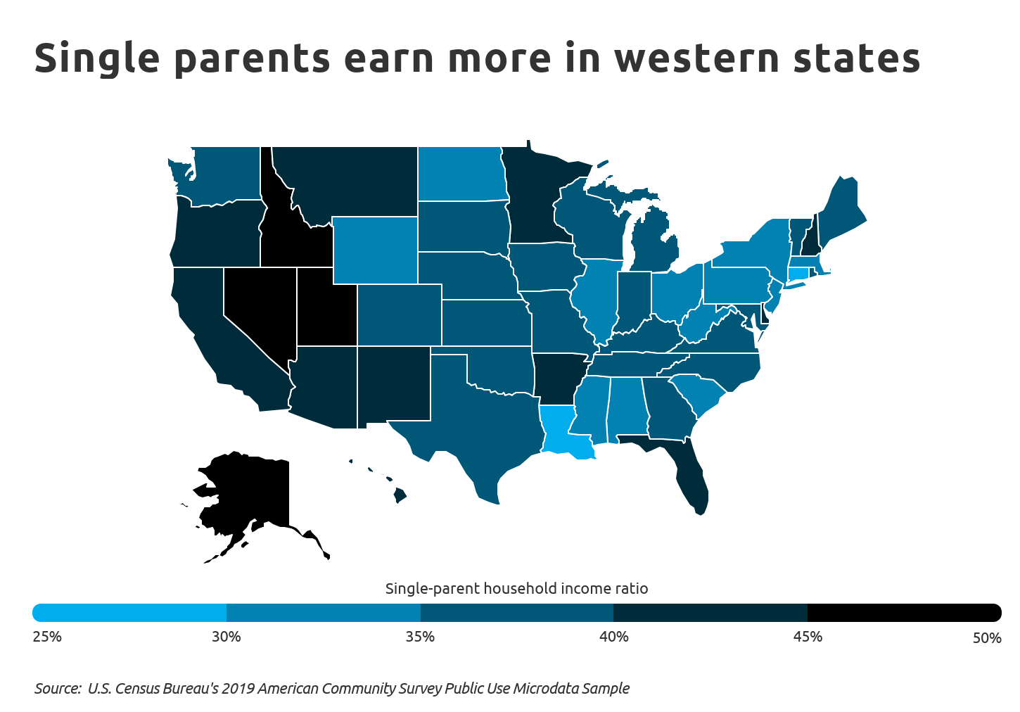 Chart3 Single parents earn more in western states