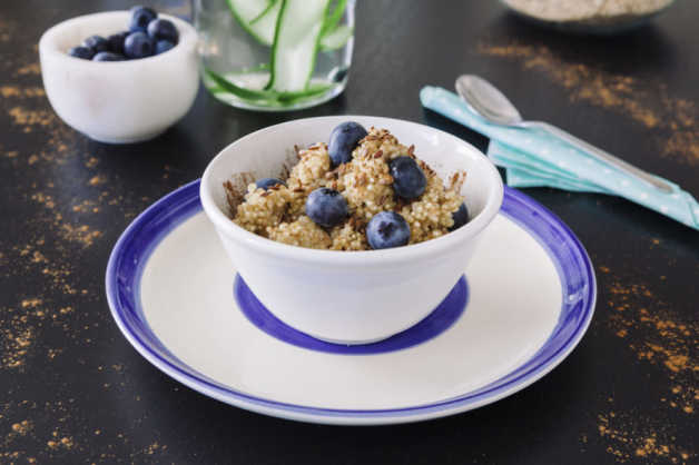 blueberry flax quinoa recipe