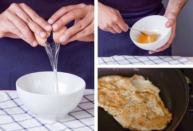 Omelet step-by-step