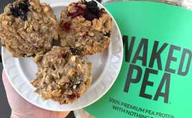 Pea Protein Powder Giveaway and Protein Muffin Recipe