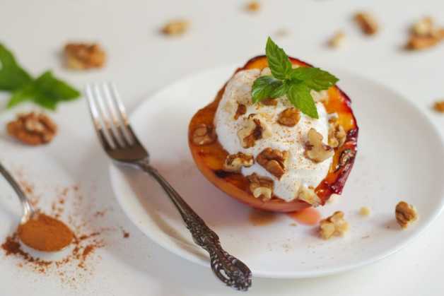 Baked-Peach-with-Ricotta
