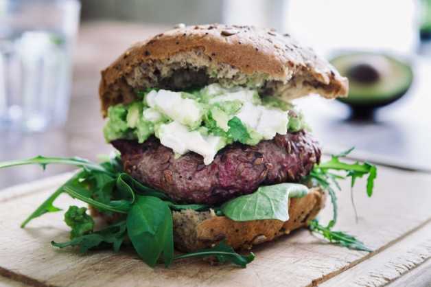 beef and beet burgers protein
