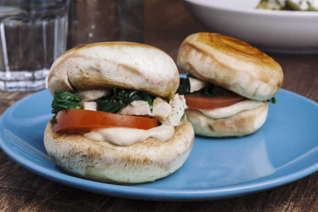 Portobello chicken sandwich