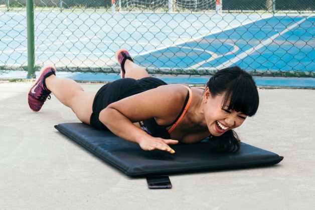 workout outdoors plank fitness app marife