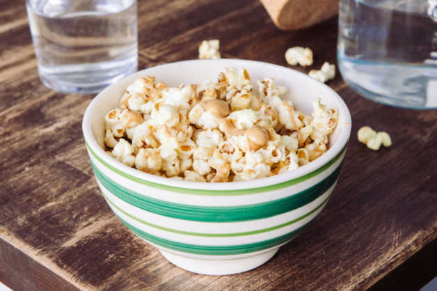 popcorn with peanut butter recipe healthy