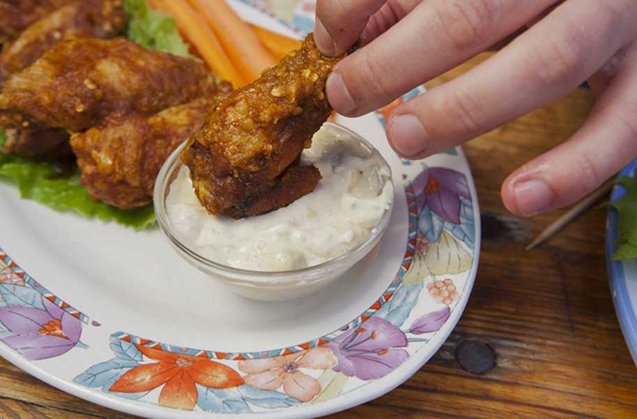 how to cheat chicken wing drumstick buffalo unhealthy junk