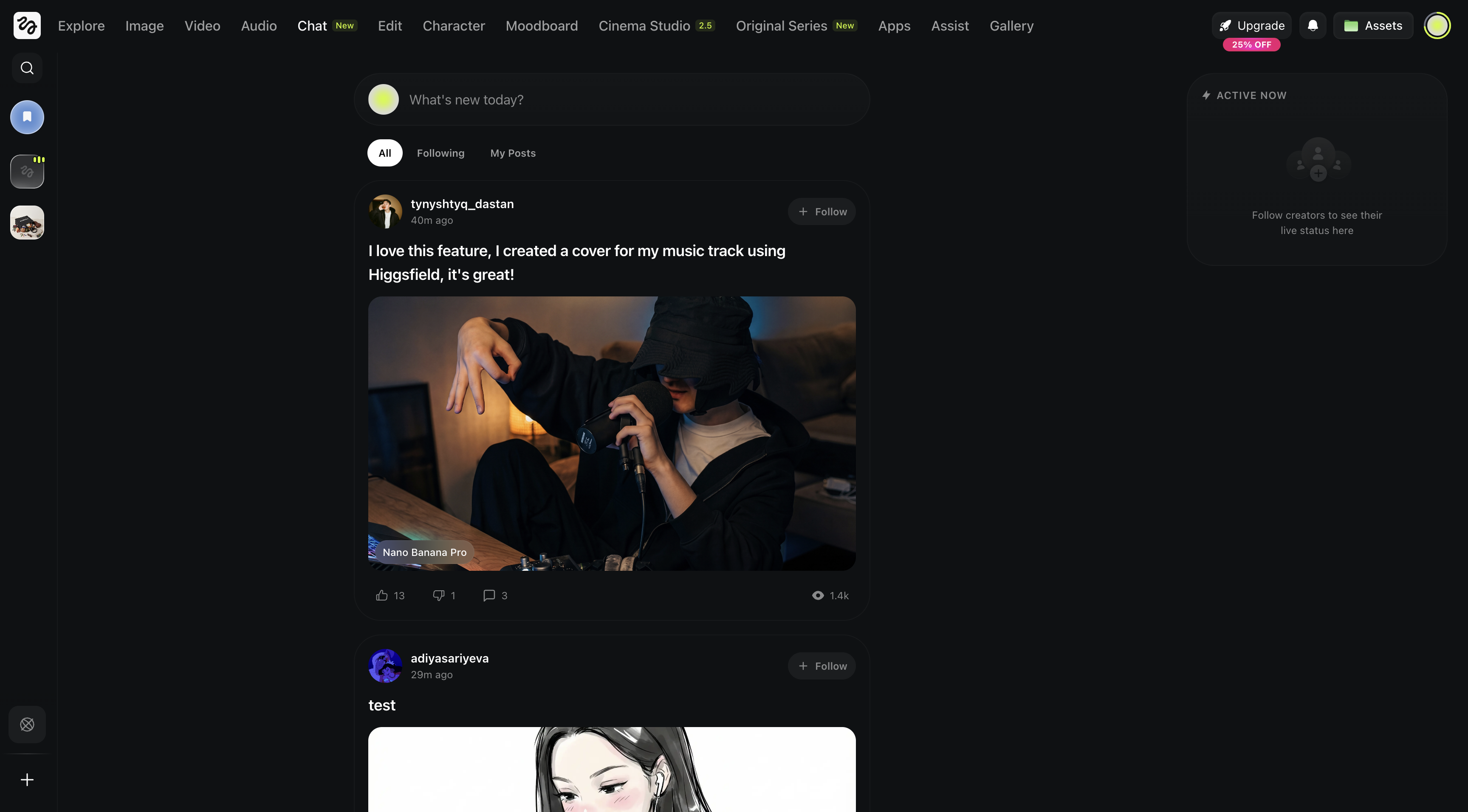 Higgsfield Chat community image 3