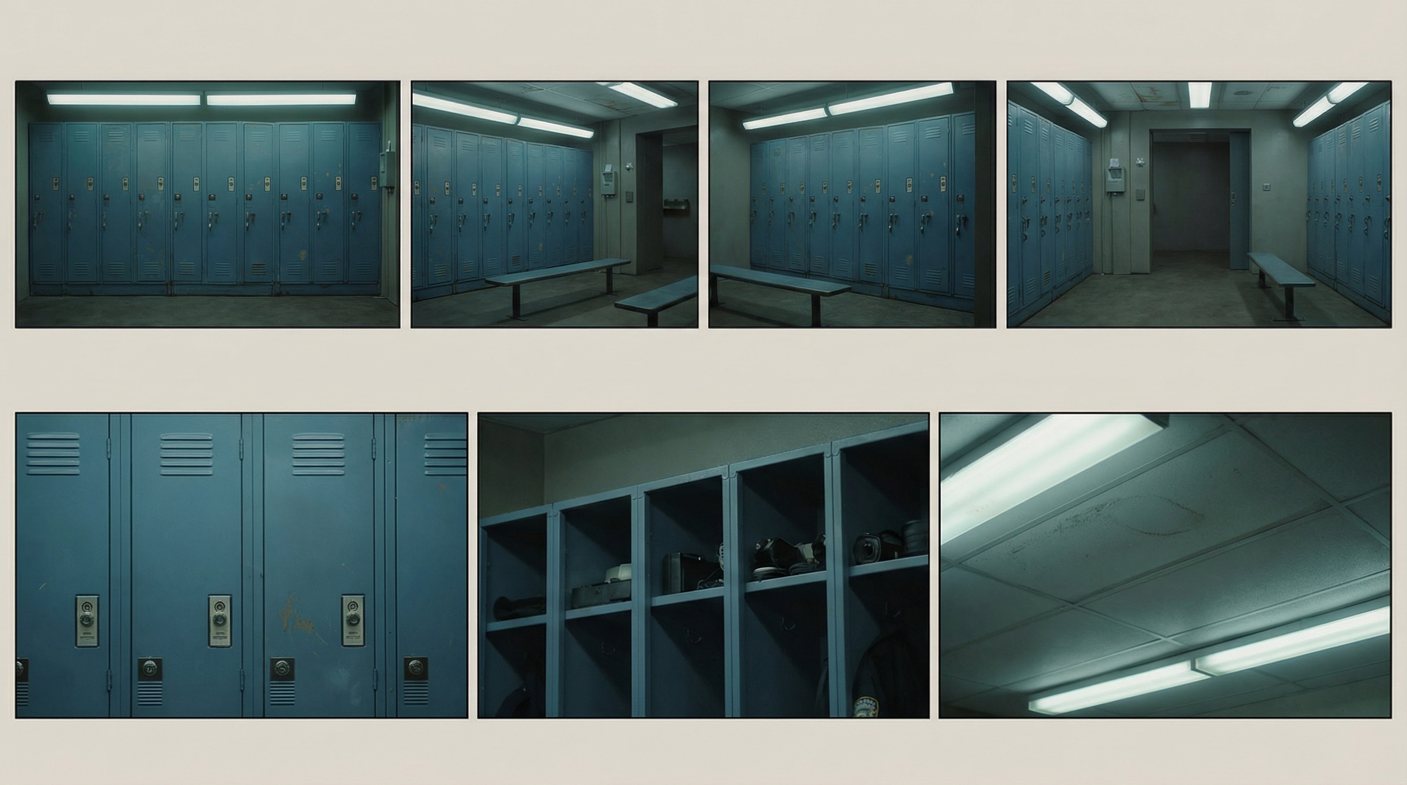 a professional location reference sheet based strictly on the uploaded reference image