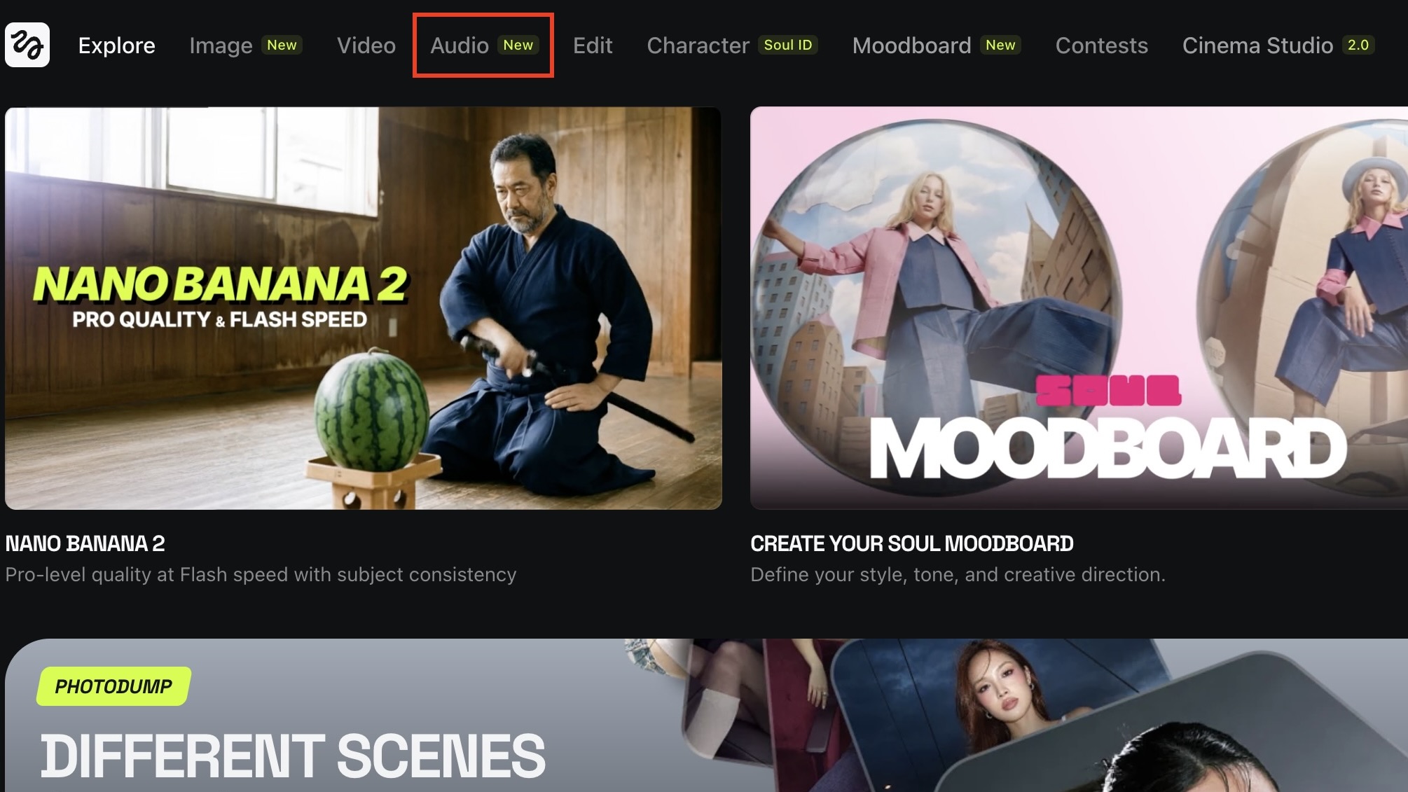 the image shows where a user can find the