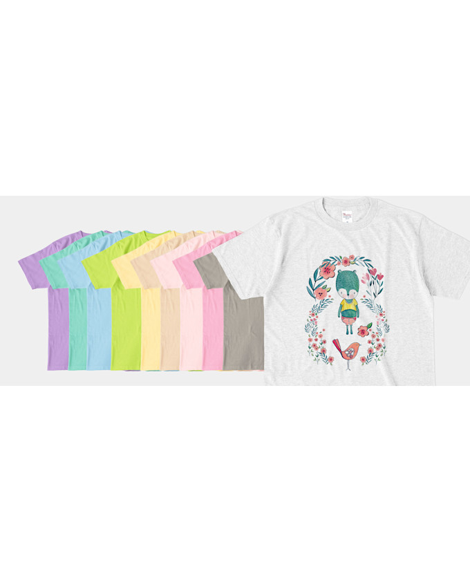 カラーTシャツ(淡色) サンプルイメージ 2