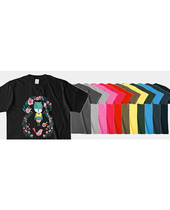 カラーTシャツ(淡色) サンプルイメージ 3