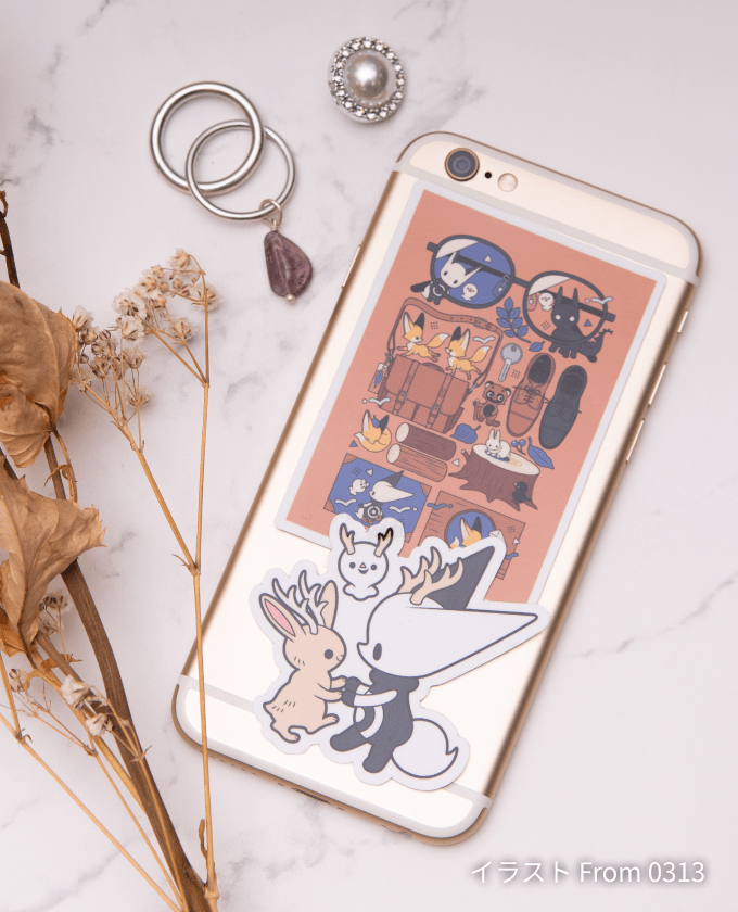 スマホステッカー サンプルイメージ 1