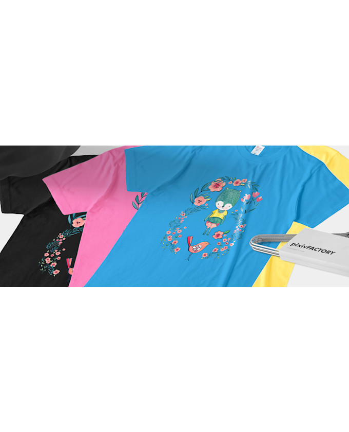カラーTシャツ(淡色) サンプルイメージ 1
