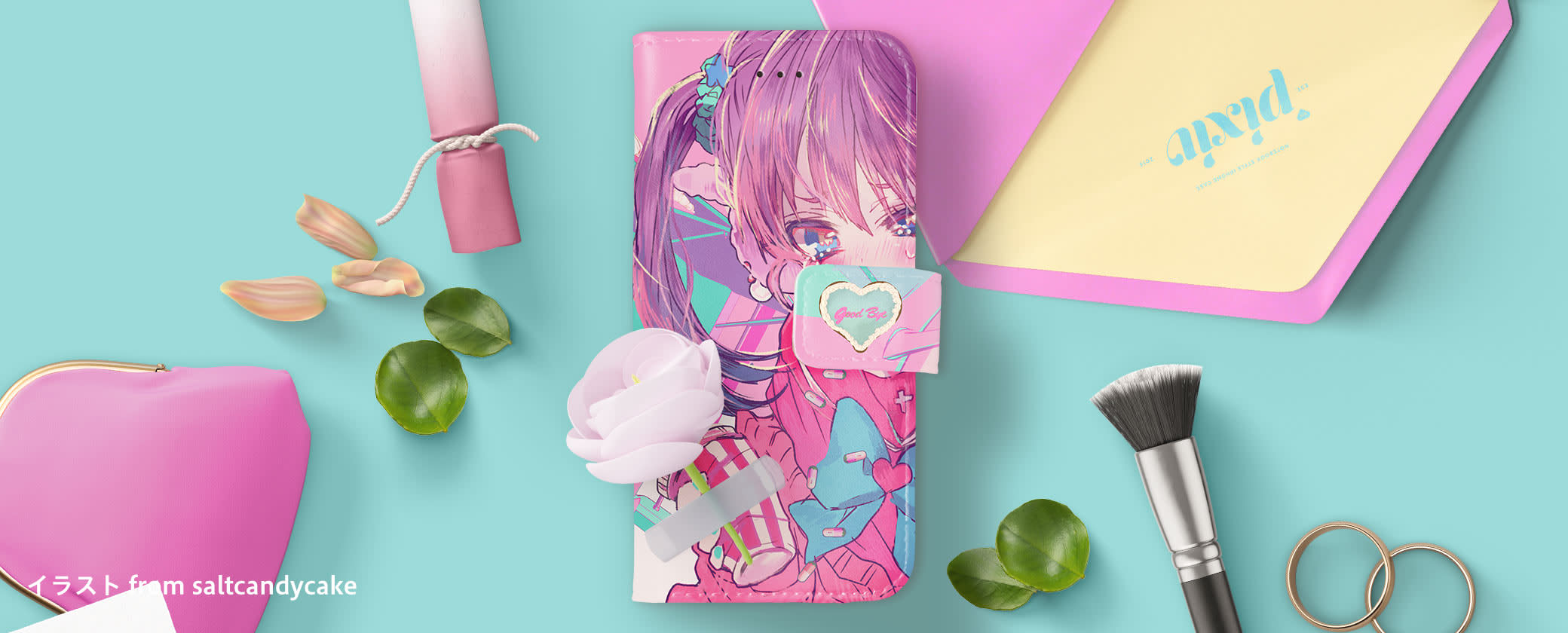 手帳型iPhoneケース サンプルイメージ 4