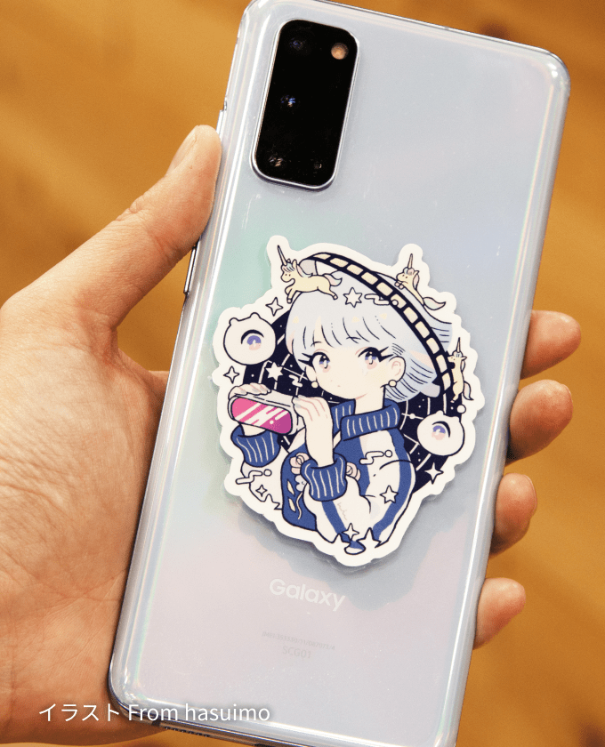 スマホステッカー サンプルイメージ 3