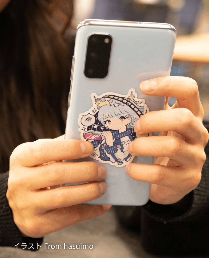 スマホステッカー サンプルイメージ 2