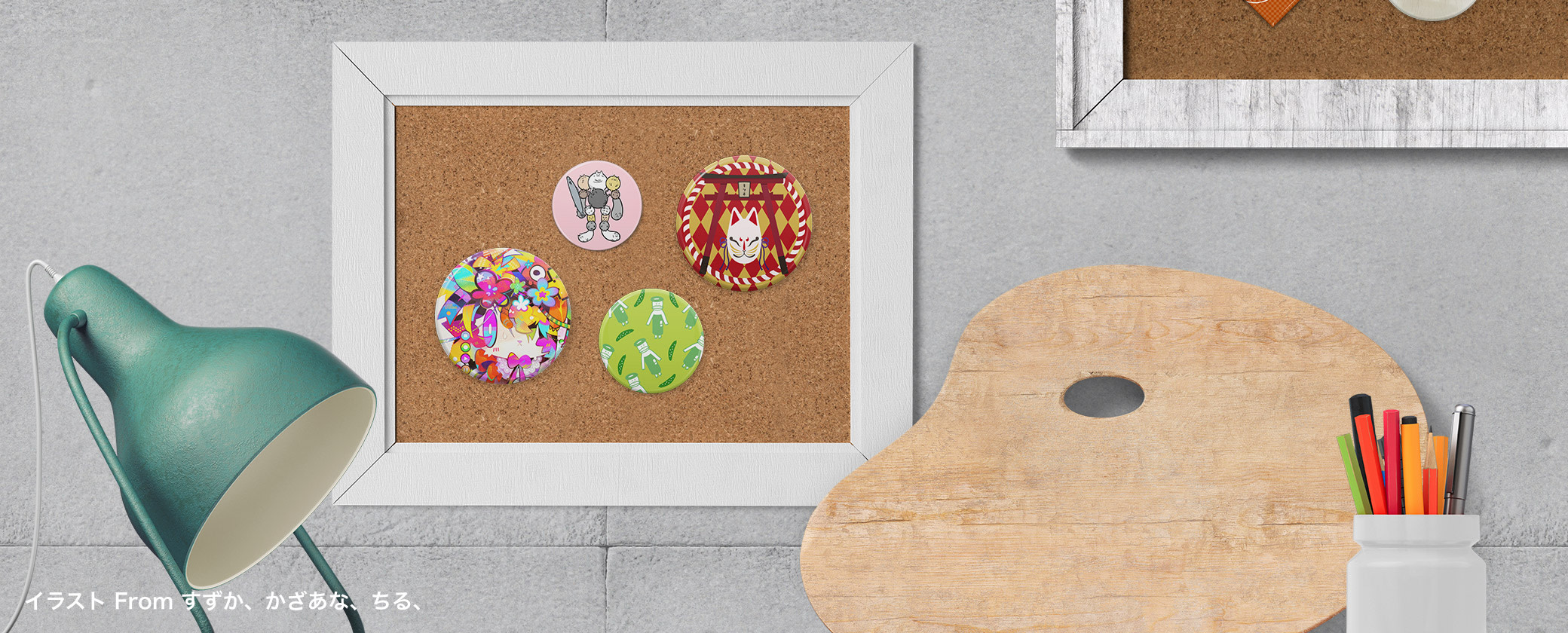 缶バッジ サンプルイメージ 2