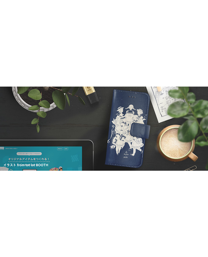 手帳型iPhoneケース サンプルイメージ 5