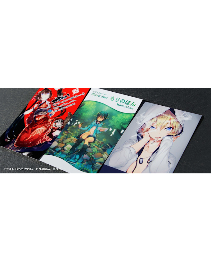 アートプリント名刺 サンプルイメージ 1