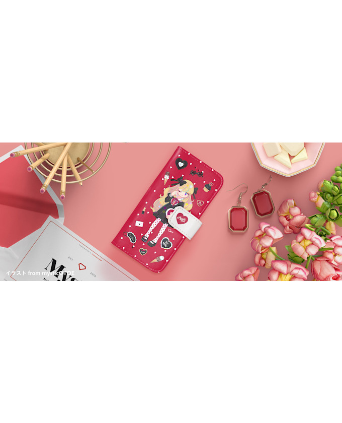 手帳型iPhoneケース サンプルイメージ 2