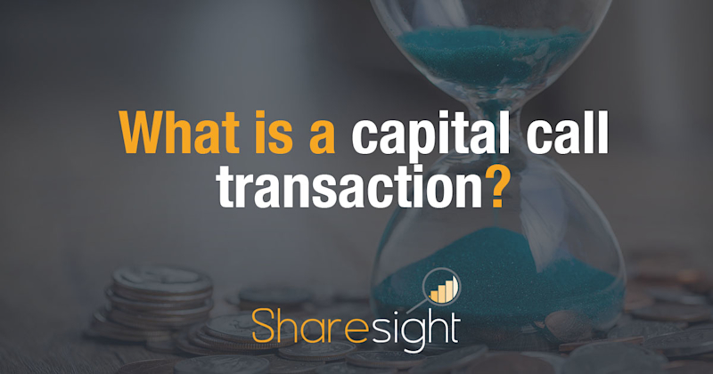 capital call transaction