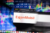 Exxonmobil company logo on a website