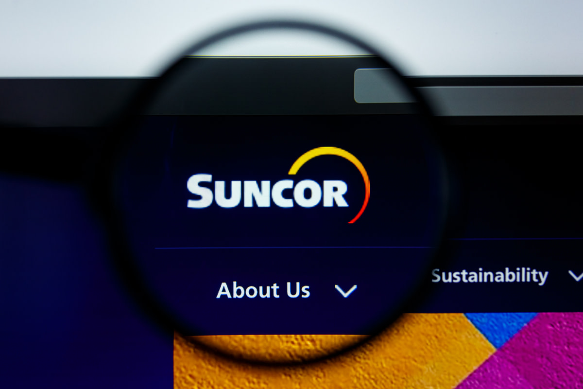 Illustrative Editorial of Suncor website homepage