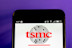 TSMC logo seen displayed on smart phone