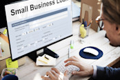 Small Business Loan Form Concept