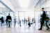 crowd of blurred people